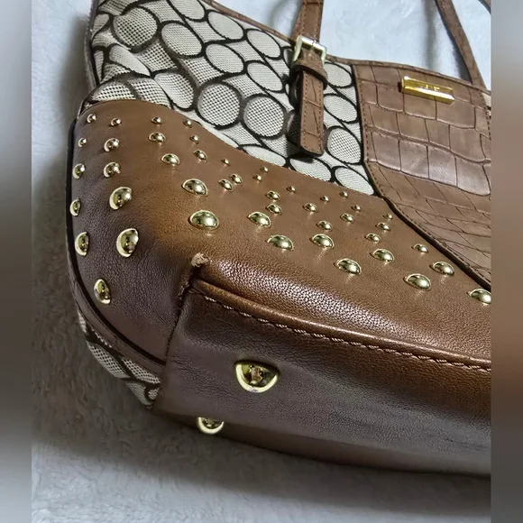 Nine West Purse Shoudler Bag Large Handbag Tote - Picture 5 of 15